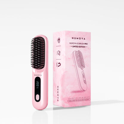 Numoya Portable Straightener Brush - GoBrush PRO