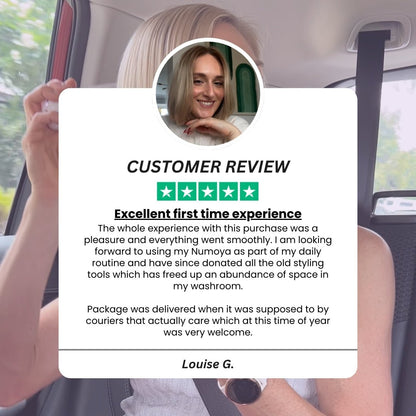 Numoya Portable Straightener Brush - GoBrush PRO